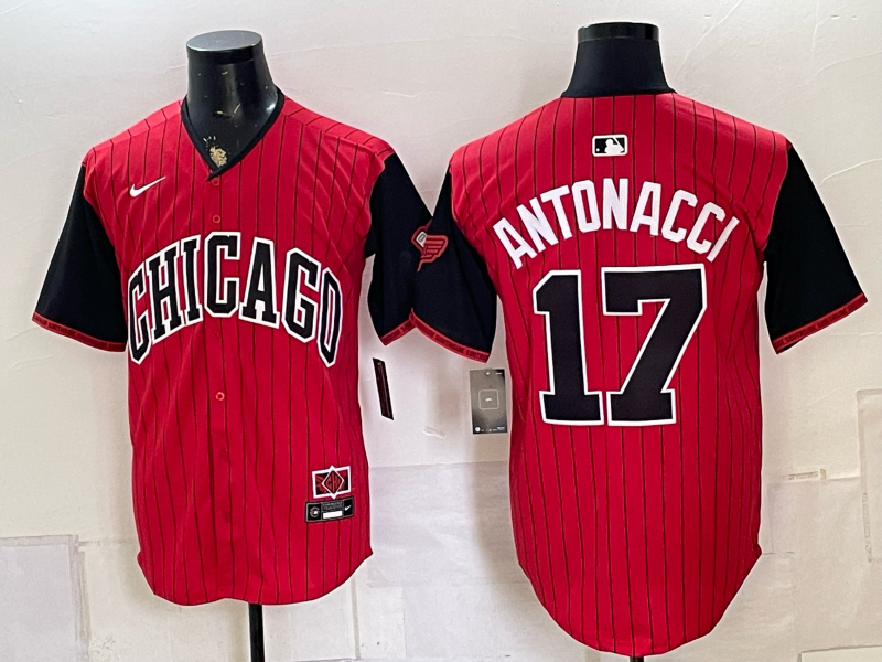 Men 2026 Chicago White Sox #17 Antonacci red Game Nike MLB Jersey 080807->chicago white sox->MLB Jersey